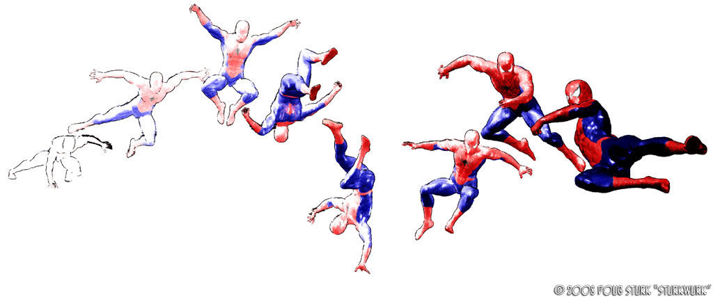 Spidey Poser Sketch Test