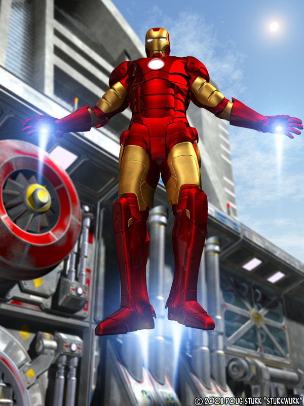 Iron Man Industrial Landing